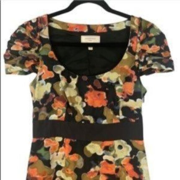 Moulinette Soeurs Floral Silk Blend Shift Dress - Picture 4 of 11